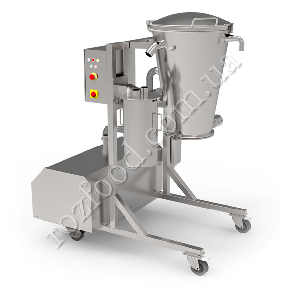 Vacuum suction device of the cattle spinal cord or half carcasses sterilization system - photo 1
