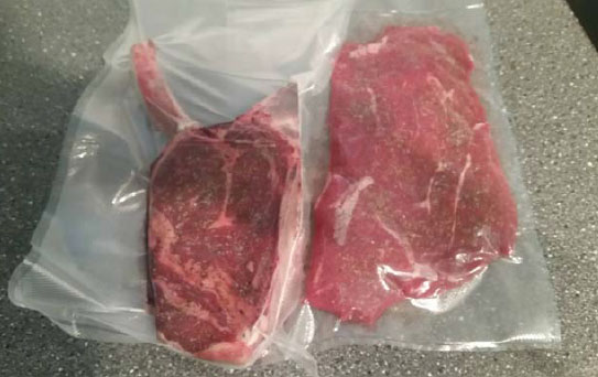 Color formation defects in chilled meat vacuum packaging - photo 1