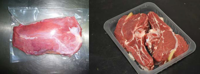 Color formation defects in chilled meat vacuum packaging - photo 2